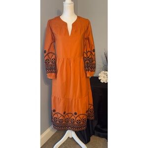 Chico’s Long Sleeve Maxi Dress